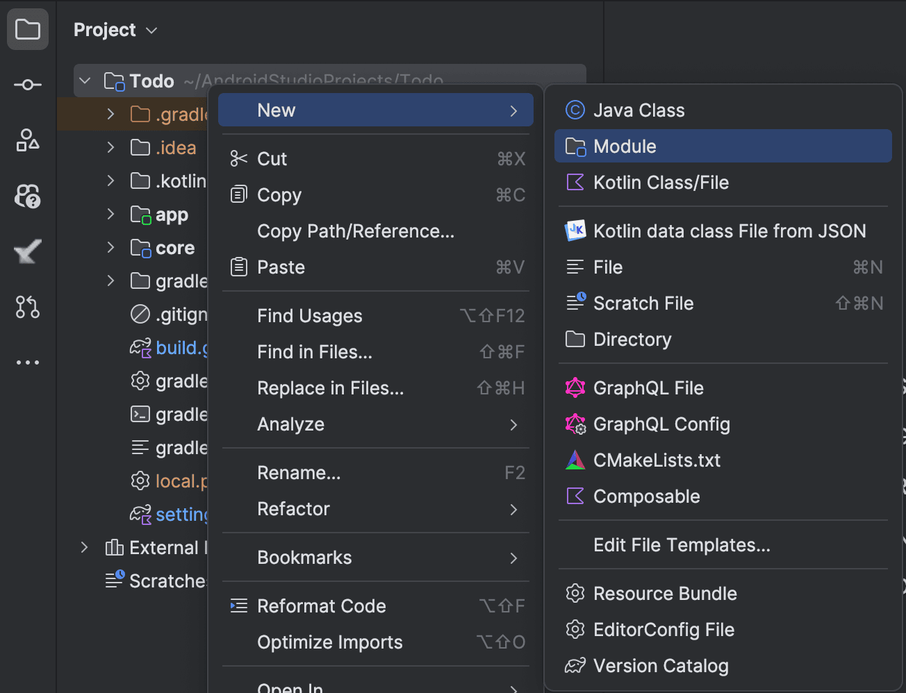 Create Module