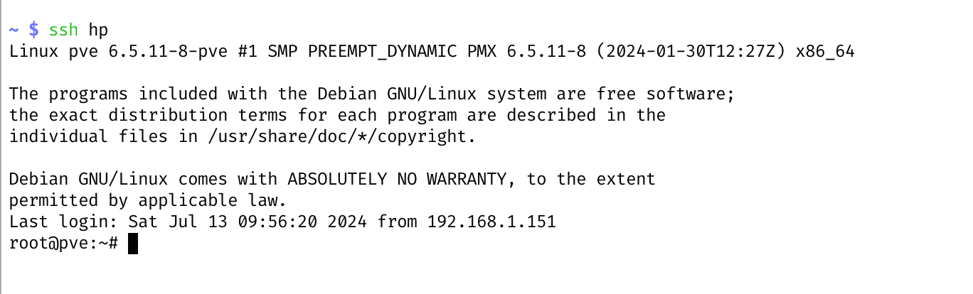ssh alias login