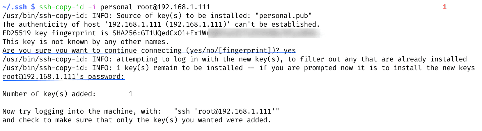 ssh-copy-id